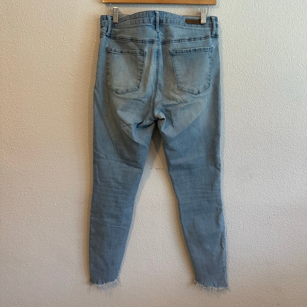 Articles of Society Fringe-Hem Faded Jeans, Size 10 - Picture 9 of 10